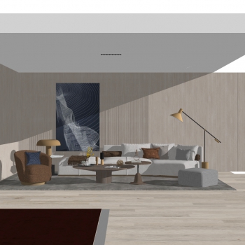 Modern A Living Room-ID:980926995