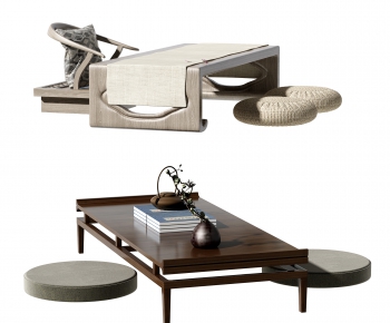 Japanese Style Tea Tables And Chairs-ID:187098985