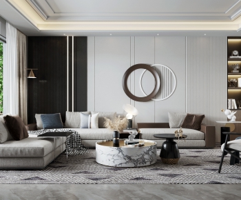 Modern A Living Room-ID:973736055