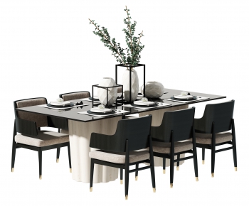 Modern Dining Table And Chairs-ID:705841064