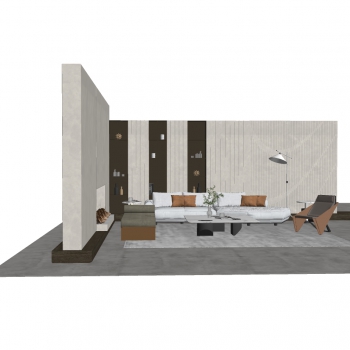 Modern A Living Room-ID:777105091