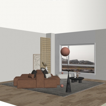 Modern A Living Room-ID:836895945