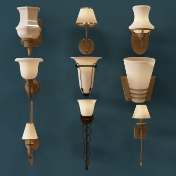 European Style Wall Lamp-ID:664366013