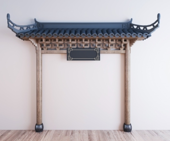 New Chinese Style Building Component-ID:373965028