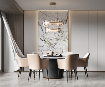 Modern Dining Table And Chairs-ID:115420108