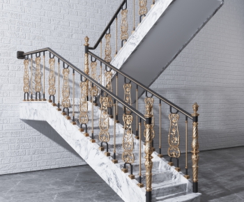 Simple European Style Stair Balustrade/elevator-ID:726640282
