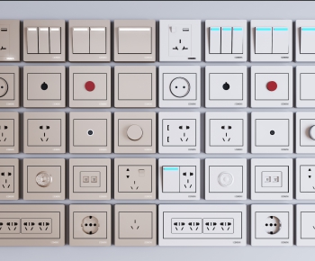 Modern Switch Socket Panel-ID:892664916