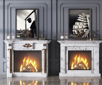 Simple European Style Fireplace-ID:106777916
