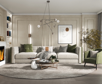 Nordic Style A Living Room-ID:907841926