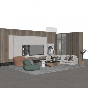 Modern A Living Room-ID:570090068