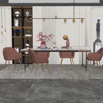 Modern Dining Room-ID:619215971