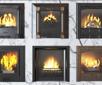 Simple European Style Fireplace-ID:859107976