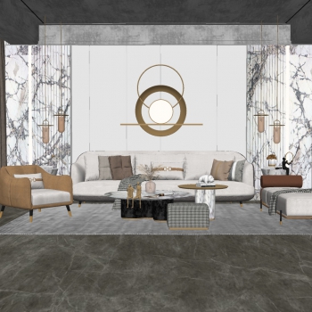 Modern A Living Room-ID:435956956