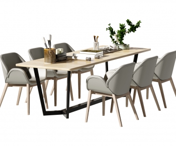 Modern Dining Table And Chairs-ID:222610003