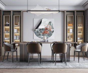 New Chinese Style Dining Room-ID:964087963