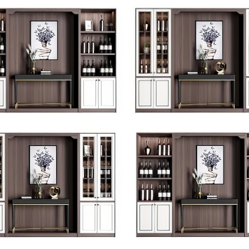 Modern Wine Cabinet-ID:773302084