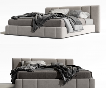 Modern Double Bed-ID:970700035