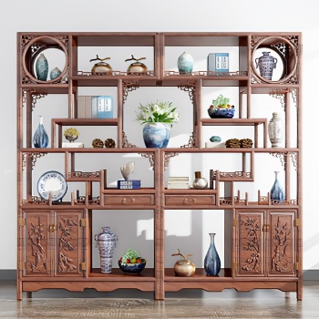 Chinese Style Antique Rack-ID:224807024