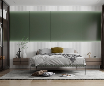 Nordic Style Bedroom-ID:377796894