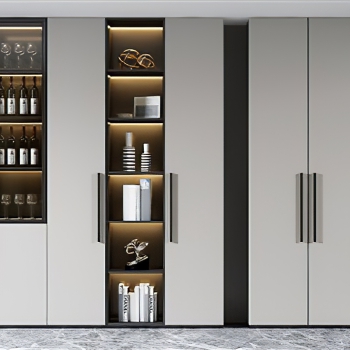 Modern Wine Cabinet-ID:418399103