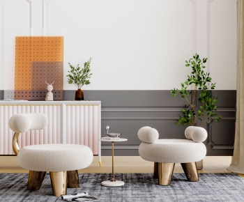 Modern Single Sofa-ID:594381094