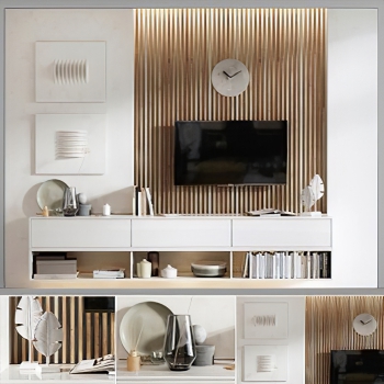 Nordic Style TV Cabinet-ID:443305025