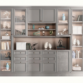 American Style Decorative Cabinet-ID:442958125