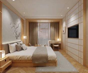 Japanese Style Bedroom-ID:684930093