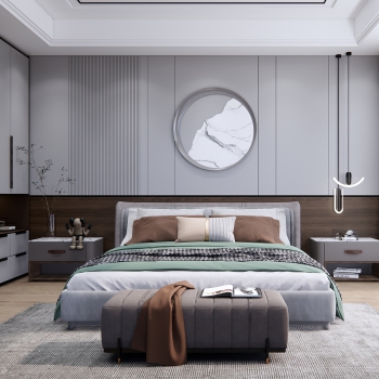 Modern Bedroom-ID:664766071