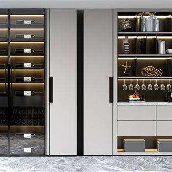 Modern Wine Cabinet-ID:183434963