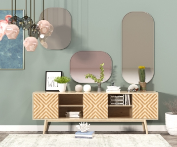 Nordic Style TV Cabinet-ID:610044004