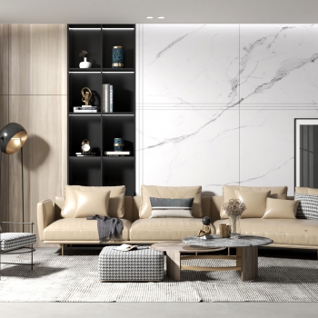 Modern A Living Room-ID:502590898