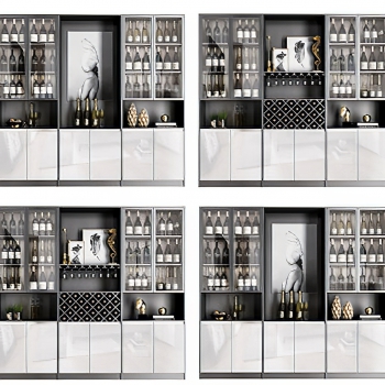 Modern Wine Cabinet-ID:490624907