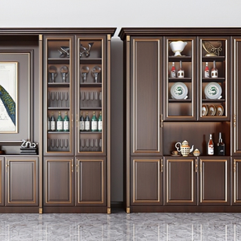 New Chinese Style Wine Cabinet-ID:107923031