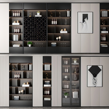 Modern Wine Cabinet-ID:550113924