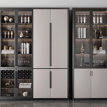 Modern Wine Cabinet-ID:534405954