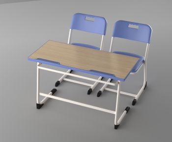 Modern Computer Desk And Chair-ID:264585022