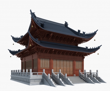 Chinese Style Ancient Architectural Buildings-ID:937452084