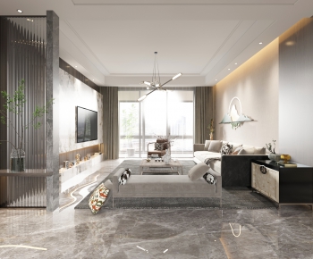 Modern A Living Room-ID:885030031