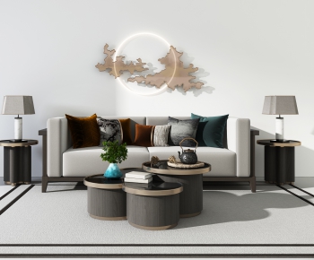 New Chinese Style Sofa Combination-ID:526541953