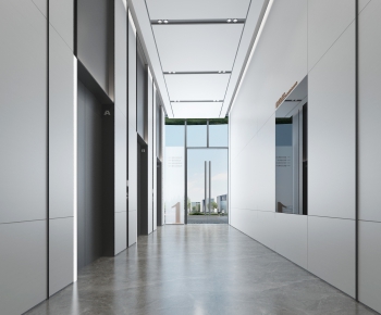 Modern Office Elevator Hall-ID:137223011