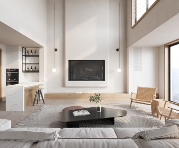 Modern A Living Room-ID:493206025