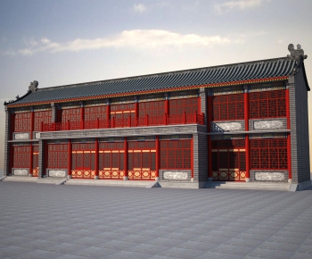 Chinese Style Facade Element-ID:428706888