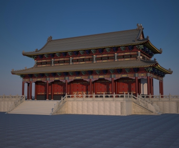 Chinese Style Ancient Architectural Buildings-ID:210463059