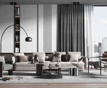 Modern A Living Room-ID:938855899