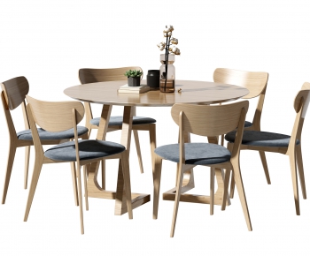 Nordic Style Dining Table And Chairs-ID:901993995