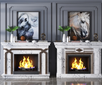 Simple European Style Fireplace-ID:297641042