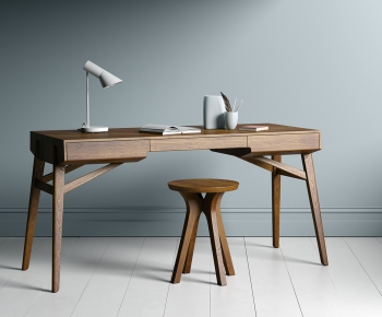 Nordic Style Computer Desk And Chair-ID:242872003