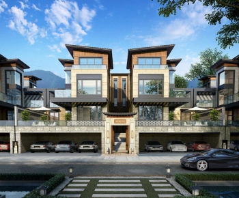 Modern Villa Appearance-ID:239871987