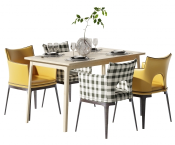 Modern Dining Table And Chairs-ID:267297989